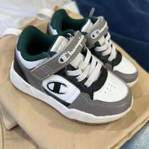 Champion Kids Sneakers - White, Gray, Green